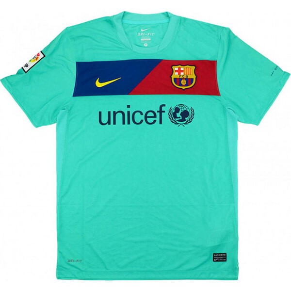 Camiseta Barcelona Segunda equipo Retro 2010 2011 Verde